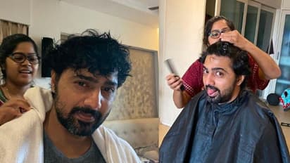 লকডাউনে বাড়িতেই পার্লার, চুল কাটার পদ্ধতি দেখে ঘাবড়ে গেলেন দেব