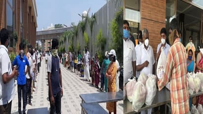 1 ತಿಂಗಳಿನಿಂದ ಪ್ರತಿನಿತ್ಯ 800 ಜನರ ಹೊಟ್ಟೆ ತುಂಬಿಸುತ್ತಿರೋ ಭಾಜಪಾ ಯುವ ಮುಖಂಡ