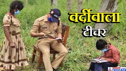 రోడ్డుపక్కన పాఠాలు.. పోలీసుని మెచ్చుకున్న కేంద్రమంత్రి