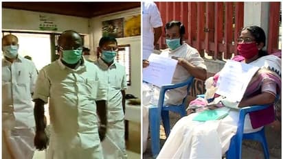 എറണാകുളത്തും കോണ്ഗ്രസ് നല്കിയ പണം നിഷേധിച്ച് ജില്ലാകളക്ടര്, ആലപ്പുഴയില് കോണ്ഗ്രസ് പ്രതിഷേധം