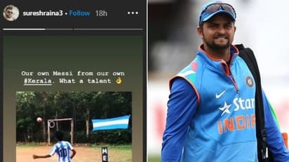 ഇവന് നമ്മളുടെ സ്വന്തം മെസി; മിഷാലിനെ ചേര്ത്തുപിടിച്ച് ഇന്ത്യന് ക്രിക്കറ്റ് താരം സുരേഷ് റെയ്ന