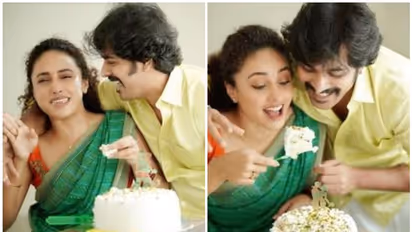 ഒത്തൊരുമിച്ച് ഒരു വര്ഷം; വിവാഹ വാര്ഷികം ആഘോഷമാക്കി പേളിയും ശ്രീനിഷും