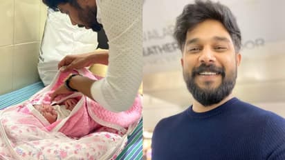 'പെണ്‍‌കുഞ്ഞാണ്'; വീണ്ടും അച്ഛനായതിന്‍റെ സന്തോഷം പങ്കുവച്ച് ഷറഫുദ്ദീന്‍