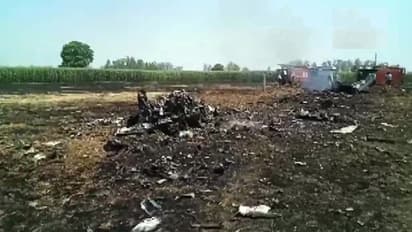 പഞ്ചാബിൽ വ്യോമസേനയുടെ മിഗ് 29 പോർ വിമാനം തകർന്ന് വീണു; പൈലറ്റ് സുരക്ഷിതൻ