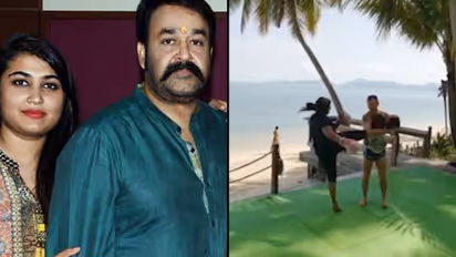 Mohanlal's daughter Vismaya performs martial arts like her star father; video goes viral