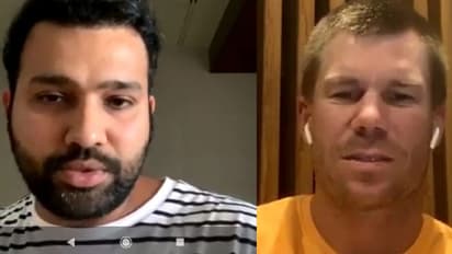 Rohit Sharma reveals his ‘retirement age’ to David Warner; MI captain says family more important than cricket