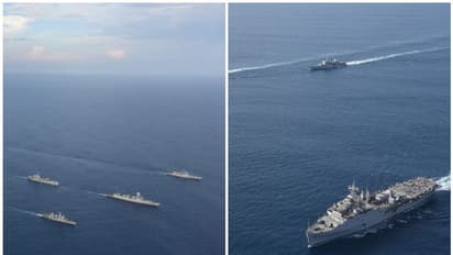 പ്രവാസികളുമായെത്തുന്ന ഐഎൻഎസ് ജലാശ്വയ്ക്ക് ഐക്യദാർഢ്യം, അകമ്പടിയായി അഞ്ച് നാവികസേന കപ്പലുകൾ