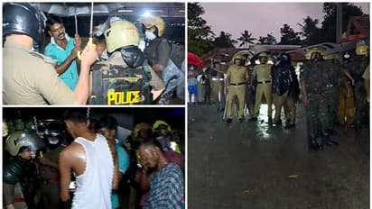 തിരുവനന്തപുരത്ത് പൊലീസും അതിഥി തൊഴിലാളികളും തമ്മില് സംഘര്ഷം, കല്ലേറില് സിഐയ്ക്ക് പരിക്ക്