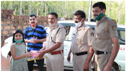 ആ നിറഞ്ഞ സ്നേഹത്തിന് സമ്മാനവുമായി ഇഷയെ കാണാന് പൊലീസെത്തി