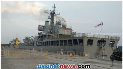 ഓപ്പറേഷൻ സമുദ്ര സേതു; ഐഎൻഎസ് മഗർ കൊച്ചിയിലെത്തി