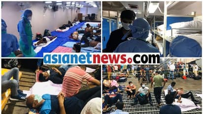 കപ്പലിൽ സാമൂഹിക അകലമില്ല, നാട്ടിൽ നിരീക്ഷണ കേന്ദ്രവുമില്ല; പ്രവാസികൾ മണിക്കൂറുകൾ ബസ്സിൽ കുടുങ്ങി