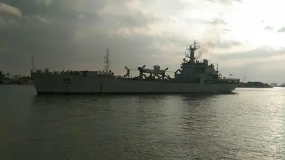 Indian warships bring oxygen, other medical supplies as part of Navy’s Operation Samudra II