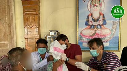 ಬಡವರ ಹೊಟ್ಟೆ ತುಂಬಿಸಿದ ಬಿಗ್ ಹಿಟರ್,  ದೇವಾಲಯದಲ್ಲಿ ಆಫ್ರಿದಿ ಮಾದರಿ ಕೆಲಸ