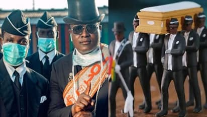 'സ്റ്റേ അറ്റ് ഹോം ഓർ ഡാൻസ് വിത്ത് അസ്', വീട്ടിലിരിക്കൂ എന്ന് ഈ ശവമഞ്ചം ചുമപ്പുകാരും