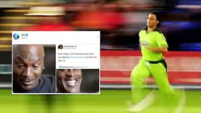 അടിക്ക് തിരിച്ചടി, ആദ്യം ഐസിസിയുടെ ട്രോള്; പിന്നാലെ അക്തറിന്റെ മാസ് മറുപടി