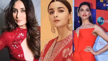 സാറ മുതല്‍ സോനം വരെ; റെഡില്‍ ഹോട്ട് ലുക്കില്‍ താരങ്ങള്‍