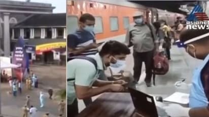 ദില്ലിയിൽ നിന്നുള്ള ട്രെയിൻ തിരുവനന്തപുരത്ത് എത്തി; യാത്രക്കാരെ പരിശോധനയ്ക്ക് ശേഷം നാട്ടിലെത്തിക്കും