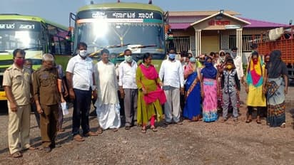 ಕೈಯಲ್ಲಿ ದುಡ್ಡಿಲ್ಲದೇ ಕಂಗಾಲಾದ ಕಾರ್ಮಿಕರು: ತವರಿಗೆ ಮರಳಲು ಮೂರು ಪಟ್ಟು ದರ ಹೆಚ್ಚಿಸಿದ ಸಾರಿಗೆ ಸಂಸ್ಥೆ