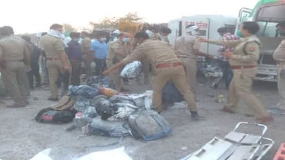Uttar Pradesh: 24 migrant labourers killed after two trucks collided