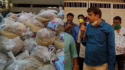 'ভাষণ বন্ধ করে বিরোধীরা মানুষের জন্য় কাজ করুক',  বিধান নগরে রেশন বিলি করতে গিয়ে অনুরোধ সুজিত বসুর