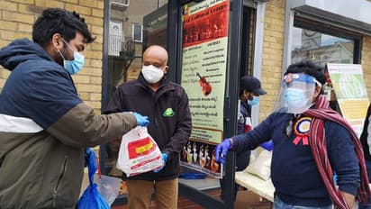 దేశం కానీ దేశంలో అవస్థలు... తెలుగు విద్యార్థులకు నిత్యావసరాలు అందజేసిన తాల్