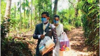 ಮದುವೆ ರಿಸೆಪ್ಶನ್ ಕ್ಯಾನ್ಸಲ್ ಮಾಡಿ ನಿರ್ಗತಿಕರಿಗೆ ಆಹಾರ ಹಂಚಿದ ನವ ಜೋಡಿ!