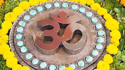 Om - Realization of the supreme cosmic principle of Brahman in Hinduism