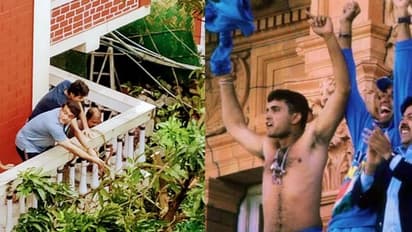 ബാല്ക്കണിയില് വീണ്ടും ദാദയുടെ 'ഹീറോയിസം'; ഇത്തവണ പക്ഷെ ജേഴ്സി ഊരിയില്ല