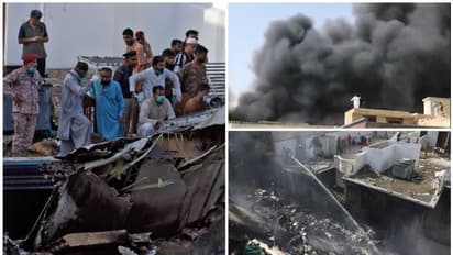 'മെയ് ഡേ, മെയ് ഡേ', തകർന്ന് വീഴുന്നതിന് മുമ്പ് പാക് വിമാനത്തിലെ പൈലറ്റ് പറഞ്ഞത്: വീഡിയോ