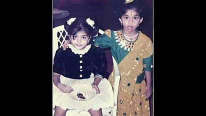 இந்த குட்டி பாப்பா இரண்டு பேரும் யாருன்னு தெரியுதா?... இவங்க தான் இப்ப சிவகார்த்திகேயன் பட ஹீரோயின்கள்...!