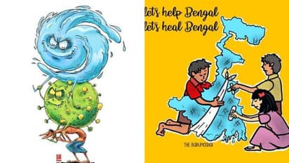 করোনা আমফান বিধ্বস্ত বাংলা, ঘুড়ে দাঁড়ানোর রঙিন স্বপ্ন শিল্পীদের কল্পনায়