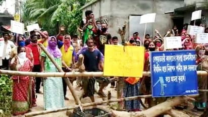 কলেজে পরিযায়ী শ্রমিকদের কোয়ারেন্টাইন সেন্টার, খবর পেতেই রাস্তা আটকাল এলাকাবাসী