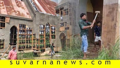 ಶೂಟಿಂಗ್ ಸೆಟ್ ಮೇಲೆ ದಾಳಿ; ಭಜರಂಗದಳ ಜಿಲ್ಲಾಧ್ಯಕ್ಷ ಅರೆಸ್ಟ್!