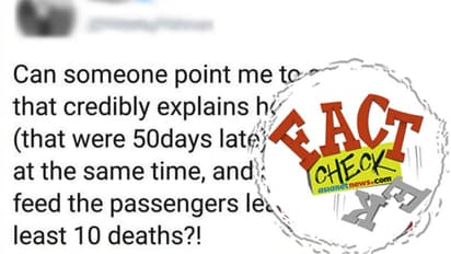 ശ്രമിക് ട്രെയിനില്‍ പത്ത് തൊഴിലാളികള്‍ പട്ടിണി മൂലം മരിച്ചോ? വസ്തുത ഇങ്ങനെയെന്ന് സര്‍ക്കാര്‍