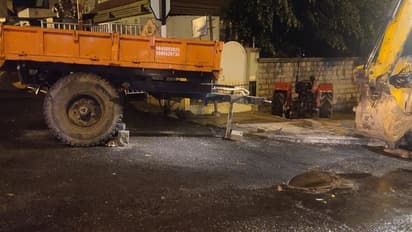 ರಾಕಿಂಗ್ ಸ್ಟಾರ್ ಯಶ್ ಮನೆಗೆ ಗುದ್ದಿದ ಟ್ರ್ಯಾಕ್ಟರ್