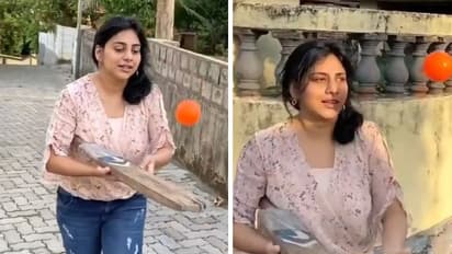 സച്ചിനും രോഹിത്തും മാത്രമല്ല; കൊറോണക്കാലത്തെ ക്രിക്കറ്റ് വെല്ലുവിളി ഏറ്റെടുത്ത് ലിച്ചിയും- വീഡിയോ