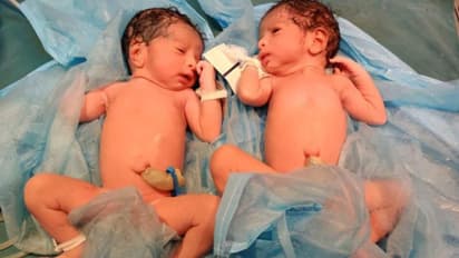 കൊവിഡിനോട് പൊരുതുന്ന യുവതി ഇരട്ടക്കുട്ടികൾക്ക് ജന്മം നൽകി