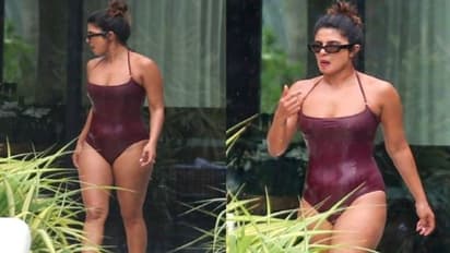 গরম পড়তেই বিকিনিতে হাজির প্রিয়াঙ্কা, ছবিতে পারদ চড়ালেন দেশি গার্ল