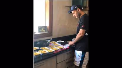 Photos: Virender Sehwag starts #GharSeSewa for migrant labourers during coronavirus lockdown