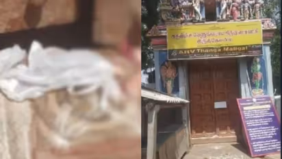 രണ്ട് ക്ഷേത്രങ്ങളുടെ നടയില് മാംസം വലിച്ചെറിഞ്ഞു; എഞ്ചിനീയറിങ് ബിരുദധാരി അറസ്റ്റില്