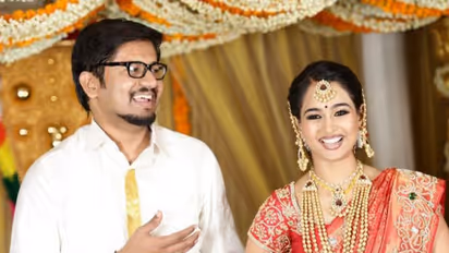 கியூட் ஏஞ்சல்... நடிகை கல்யாணியின் திருமண புகைப்படங்களின் தொகுப்பு!