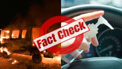 দিল্লিতে পুড়ে গেলেন চালক, গরমে হ্যান্ড স্যানিটাইজার থেকে সত্যিই কি ঘটে অগ্নিকাণ্ড