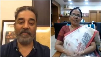 'ഇംഗ്ലീഷില് സംസാരിക്കാം, ബിബിസി അഭിമുഖം ഞാന് കണ്ടിരുന്നു'; മന്ത്രി ശൈലജയോട് കമല് ഹാസന്