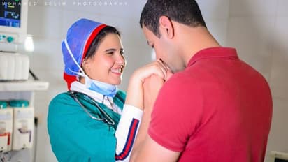 Fact Check: ಕೊರೋನಾ ರೋಗಿಯೊಂದಿಗೆ ಡಾಕ್ಟರ್ ಎಂಗೇಜ್!