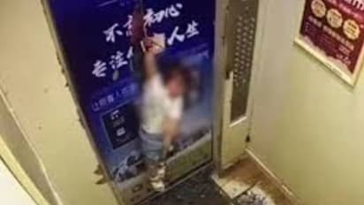 ഒറ്റയ്ക്ക് ലിഫ്റ്റില്‍, കയ്യിലെ കയര്‍ ഡോറില്‍ കുടുങ്ങി, തൂങ്ങി നിന്ന് കുഞ്ഞ്, ഞെട്ടിക്കുന്ന വീഡിയോ