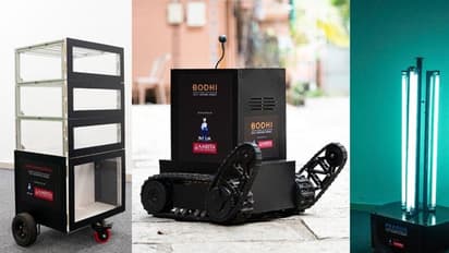 കൊവിഡിനെതിരെ പോരാടാൻ റോബോട്ടുകളുമായി അമൃത സർവ്വകലാശാലയിലെ വിദ്യാർത്ഥികൾ