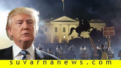 ಪ್ರತಿಭಟನೆಗೆ ಬೆಚ್ಚಿ ಬಂಕರಲ್ಲಿ ಅಡಗಿದ ಡೊನಾಲ್ಡ್ ಟ್ರಂಪ್!