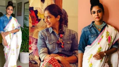 'ഇത് ഞങ്ങളുടെ പ്രണയകഥ'; ഫാഷന് പരീക്ഷണവുമായി പൂര്ണ്ണിമ ഇന്ദ്രജിത്ത്