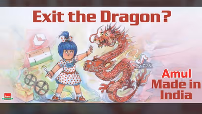 Twitter blocks, unblocks Amul for its creative ad on ‘Exit the Dragon’. Dairy giant seeks clarification