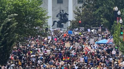 ജോർജ് ഫ്ലോയ്ഡിൻ്റെ കൊലപാതകം: ചരിത്രത്തിലെ ഏറ്റവും വലിയ ജനകീയറാലിക്ക് സാക്ഷ്യം വഹിച്ച് വാഷിംഗ്ടൺ